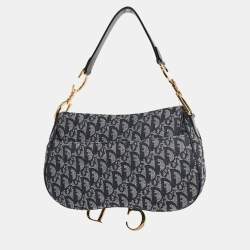 مملوكة مسبقًا حقيبة ديور سادل مزدوجة ترودر البحرية