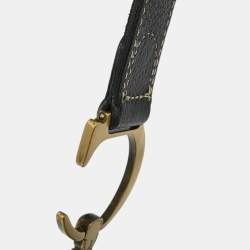 Pre Owned حقيبة كريستيان ديور سدل جلد أسود