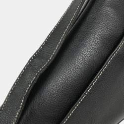 Pre Owned حقيبة كريستيان ديور سدل جلد أسود