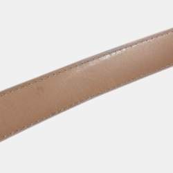 Pre Owned Christian Dior Gray Pink Denim Saddle Handbag