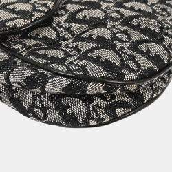 مملوكة مسبقًا حقيبة يد ديور سادل تروتر سوداء