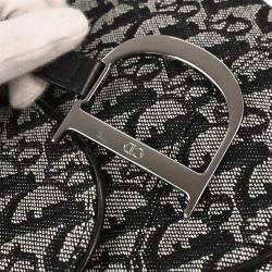 مملوكة مسبقًا حقيبة يد ديور سادل تروتر سوداء