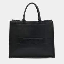 مملوكة مسبقًا Dior Book Large Black Leather Tote