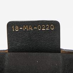 Pre Owned حقيبة يد توتس ديوربوك تول دو جوي كانفاس مطرز وردي/أبيض كبيرة