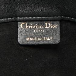 Pre Owned حقيبة يد توتس ديوربوك تول دو جوي كانفاس مطرز وردي/أبيض كبيرة