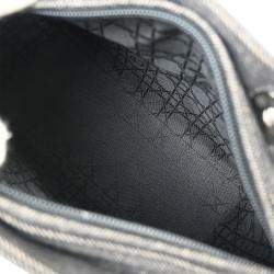 Pre Owned Christian Dior Black Denim Lady Dior Cannage Handbag