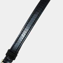 Pre Owned حقيبة ديور ماليش كاناج جلد خروف أسود