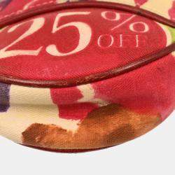 مملوكة مسبقًا حقيبة كتف ديور "سدل" بلون أحمر ضحية