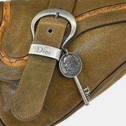 مملوكة مسبقًا Christian Dior Brown Gaucho Shoulder Bag