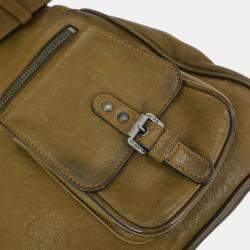 مملوكة مسبقًا Christian Dior Brown Gaucho Shoulder Bag