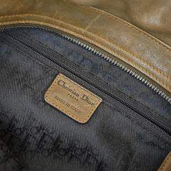 مملوكة مسبقًا Christian Dior Brown Gaucho Shoulder Bag