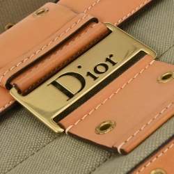 مملوكة مسبقًا Christian Dior Green Beige Street Chic Columbus Shoulder Bag