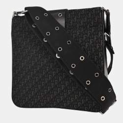 Pre Owned Christian Dior Black Trotter Street Chic Shoulder Bag