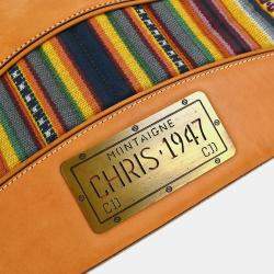 مملوكة مسبقًا Dior Montaigne Brown Calfskin Leather Top Handle Bag