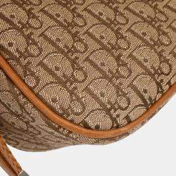 مملوكة مسبقًا Dior Trotter Beige Canvas Shoulder Bag
