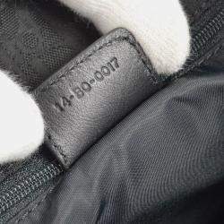 Pre Owned Dior Lovely Trotter Black Canvas Tote Bag