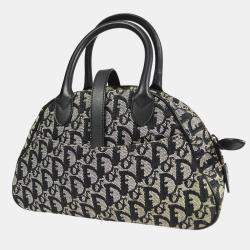 Pre Owned حقيبة ديور ترواطر سوداء كريستيان ديور