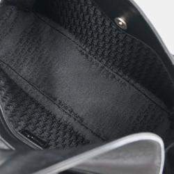 Pre Owned Christian Dior Black Lambskin Leather Shoulder Bag