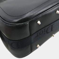 Pre Owned Christian Dior Black Lambskin Leather Shoulder Bag