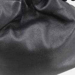 Pre Owned حقيبة يد كريستيان ديور ماليز 2 مسارين جلد سوداء