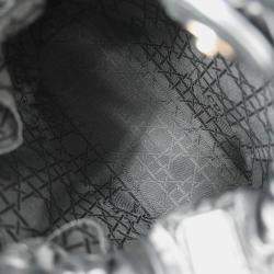 Pre Owned حقيبة يد كريستيان ديور ماليز 2 مسارين جلد سوداء