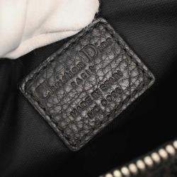 مملوكة مسبقًا حقيبة بوم كريستيان ديور ترتر شارع شيك باللون الأسود