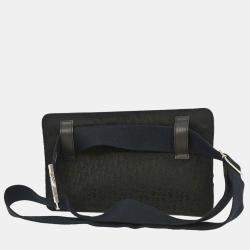 مملوكة مسبقًا حقيبة بوم كريستيان ديور ترتر شارع شيك باللون الأسود