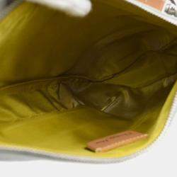 Pre Owned Christian Dior Light Blue Denim Saddle Handbag