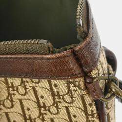 Pre Owned حقيبة كلتش كريستيان ديور تروتر بنية