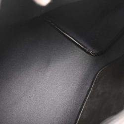 Pre Owned Christian Dior Black Pvc Trotter Duffle Handbag