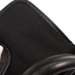 Pre Owned Christian Dior Black Pvc Trotter Duffle Handbag