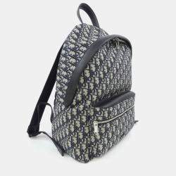 Pre Owned Christian Dior Dior Rider Handbag Pack In Oblique Jacquard