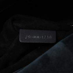 مملوكة مسبقًا حقيبة ديور ليدي ديور ماي ABC كاناج كالفسكين سوداء صغيرة فائقة غير لامعة