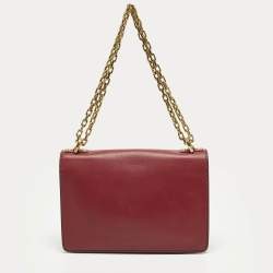 Pre Owned حقيبة كتف ديور "جاديو" جلد رمادي متوسطة الحجم