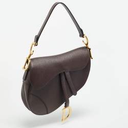 Pre Owned حقيبة كتف ديور سادل جلد أزرق كحلي