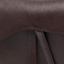 Pre Owned حقيبة كتف ديور سادل جلد أزرق كحلي