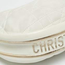 مملوكة مسبقًا حقيبة هوبو ديور فايف صغيرة جلد كاناج أبيض