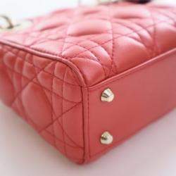 مملوكة مسبقًا Christian Dior Mini Orange Lambskin Lady Dior