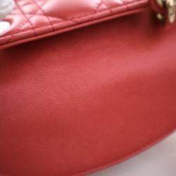 مملوكة مسبقًا Christian Dior Mini Orange Lambskin Lady Dior