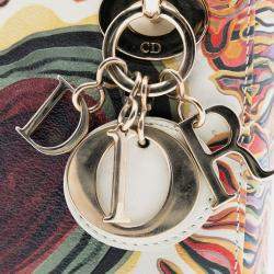 مملوكة مسبقًا ديور ليدي ديورامور صغرى جلد عجل أبيض خاص طبعة محدودة ليدي ديور