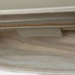 مملوكة مسبقًا Dior White Ultra Matte Calfskin Saddle Bag