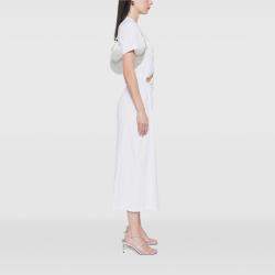 مملوكة مسبقًا Dior White Ultra Matte Calfskin Saddle Bag