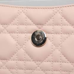 Pre Owned Dior My Dior Mini Dusty Pink Cannage Leather Bag