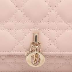 Pre Owned Dior My Dior Mini Dusty Pink Cannage Leather Bag