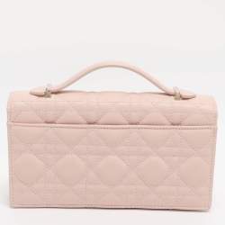 Pre Owned Dior My Dior Mini Dusty Pink Cannage Leather Bag