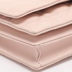 Pre Owned Dior My Dior Mini Dusty Pink Cannage Leather Bag