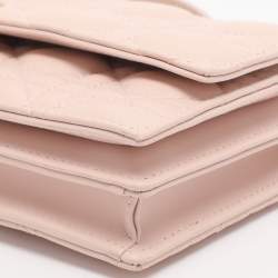 Pre Owned Dior My Dior Mini Dusty Pink Cannage Leather Bag