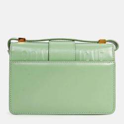 Pre Owned Christian Dior 2020 Green 'Sac 30 Montaigne Mini' Crossbody