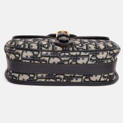 Pre Owned حقيبة بوبى كريستيان ديور أوبلك زرقاء متوسطة