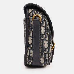 Pre Owned حقيبة بوبى كريستيان ديور أوبلك زرقاء متوسطة